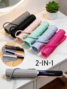 1pcs Hot Styling Tool Mat, Universal Size Hair Straightener And Curling Iron Heat-Resistant Mat For Storage And Travel, Hot Styling Tool Mat, Heat Resistant Silicone Hair Styling Mat Storage Heat Insulation Pad For Hair Straighteners, Flat Irons, And Curling Irons, Protect Your Hair Styling Tools With This Non-Slip Silicone Heat Insulation Pad For Restaurant Hotel Commercial - Xem 2