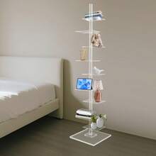 YUNRUX Bookcases - White - View 11