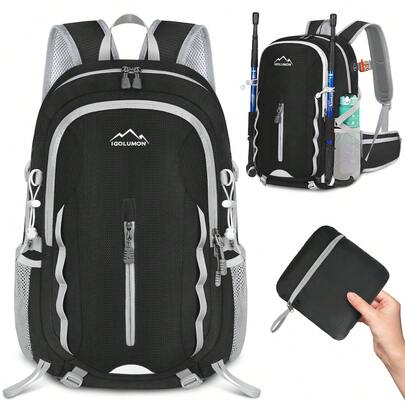 NEWHEY 40L Hiking And Mountaineering Backpack, Lightweight Foldable Hiking Backpack, Foldable Outdoor Sports Travel Daily Backpack, Suitable For Hiking, Climbing, And Camping