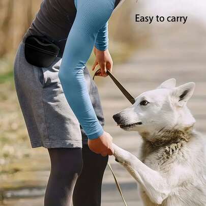 Reusable Silicone Pet Food Storage Bag, Magnetic Seal Design, Leakproof, Portable For Outdoor Activities, Easy To Clean