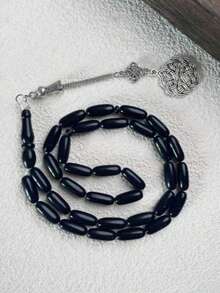 1pc 33 Beads Acrylic Ramadan Prayer Beads, Unisex - Multicolor - View 1