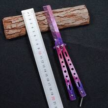 2026 New - Master Series Valorant Sovereign Butterfly Comb - Unsharpened Blade - Gift For Friends, Holidays, Birthdays, Collections - Multicolor - View 10