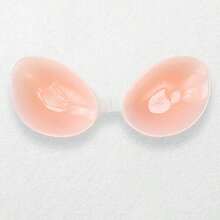1对女士硅胶文胸，超薄粘性文胸，无肩带硅胶文胸，女士硅胶聚拢文胸垫，款式多样，适合婚礼穿着，乳贴，透气防水文胸，无肩带文胸 - 多色 - 查看 13