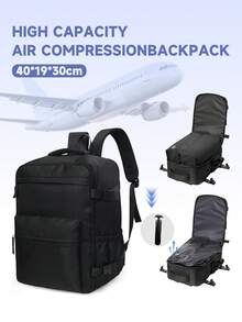 Myco Large Travel Backpack Bag For Women Men,Carry On Backpack,17 Inch Laptop Business Work Waterproof Backpack With Laptop Compartment,Person Item Flight Approved,Travel Laptop Backpack, Extra Large Backpacks, Flight Approved Daypack, Business Bag,Travel Bagbackpack For Schoolp For Men Women,Back Pack - Rectangle - View 15