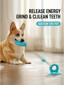 Pet Suction Cup Slippers, Chew-Resistant, Helps Consume Pet's Energy; Pet Sniffing Toys, Self-Entertainment For Dogs - Multicolor - View 1