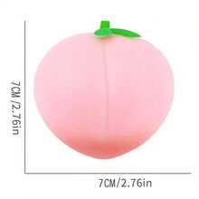 Realistic Peach Squeeze Toy - Peach Squeeze - Stress Relief Ball - Slow Rebound - Stress Relief Toy - Birthday Gift - Perfect Gift - Gift - Collection Display - Multicolor - View 9