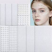 2/3/4mm Pearl Face Jewels, Hair Jewels, Eyebrow Jewels, Diamond Stickers - White - View 4