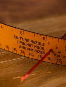 Multifunctional Leather Handcraft Measuring Tool - Durable Precision Leather Ruler, Suitable For Sewing, Knitting, Crocheting Projects, Portable Measuring Gauge Accessory, Ideal For Craft Enthusiasts, DIY Lovers And Leather Professionals, Your Versatile Handcraft Companion, Sewing Tools, Sewing Kit, Christmas Gift, Thanksgiving Gift - Model 1 - View 3