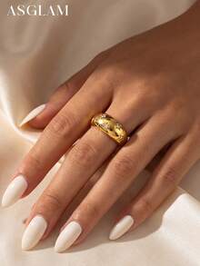 1pc Zirconia Inlaid Star Ring, 925 Sterling Silver Single Ring, Exquisite Jewelry, Birthday/Party Gift For Girls - Star - View 2