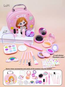 儿童过家家可爱女孩化妆玩具，角色扮演互动换装玩具，女孩生日/圣诞礼物 - 彩色 - 查看 16