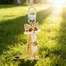 Cartoon Ferret Keychain, Kids Bag Keychain, Cute Animal Keychain! Creative Keychain Pendant Party Gift, Birthday Gift Keychain - Multicolor - View 5