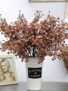 1/3/6支装仿真满天星花束，适用于婚礼装饰、室内人造植物装饰、春季装饰、花园中心装饰、家居花瓶装饰、餐厅、卧室、情人节、户外花园插花、摄影道具、窗台插花、母亲节、复活节、房间装饰、餐桌中心装饰、婚礼装饰、浴室装饰、女士礼物、乔迁装饰等场合。 - 咖啡棕 - 查看 5