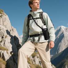 1pc Water Cup Pouch Protective Cover, Water Cup Bag, Mesh Water Bottle Holder With Adjustable Shoulder Strap - Multicolor - View 6