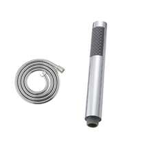 High Pressure Handheld Shower Head, Strong Water Flow, Luxury Bathroom Spray, Single Function, Plated Bathroom Set, Essential Bathing Gadget For Holidays - sliver-1pc - View 10