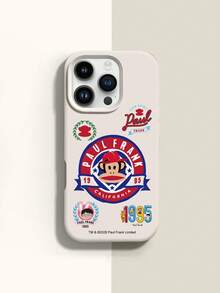 Ốp lưng điện thoại silicon lỏng chính hãng Paul Frank, chống sốc toàn thân, bảo vệ camera, họa tiết khỉ, thỏ, gấu, hươu cao cổ và chữ cái hoạt hình, ốp lưng mới cho iPhone 13/14/15/16/17 Pro Max - Nhiều màu - Xem 4
