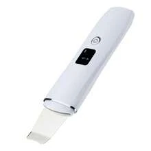 Hailicare Scrubber cu ultrasunete pentru piele, îndepărtare puncte negre, curățare facială profundă, curățitor ionic cu ultrasunete pentru pori, răzuitor facial, capacitate baterie: 400mAh - alb - Vizualizare 12