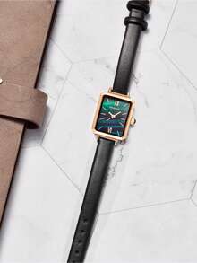 1pc Women's Retro Minimalist Quartz Wrist Watch, Suitable For Daily Wear - one-size - View 6