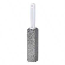 1pc Pumice Stone Scouring Stick | Effectively Erases Limescale Stains, Hard Water Rings, Calcium Buildup, And Rust - Ideal For Toilet Bowl Cleaning, Tile, Bath, And Kitchen With Ergonomic Handle - Pumice Brush - View 10
