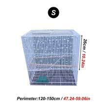 Tấm che lồng chim trong suốt với họa tiết bầu trời sao chống thấm nước - Ngăn ngừa hạt rơi vãi và giữ cho khu vực sạch sẽ. - Xem 7