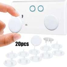 26 piezas Cubiertas de enchufe eléctrico para niños en Reino Unido, protectores de para bebés que se ajustan a los enchufes británicos - Multicolor - Ver 13