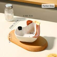 可爱的动物造型餐盘，动物图案为用餐增添乐趣，可用作小零食盘、调味碟，适合日常使用和送礼。 - 彩色 - 查看 14