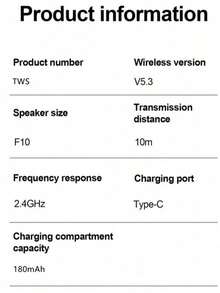 Wireless Open Earhook Noise Reduction Bluetooth 5.3 Headset HD Call Touch Headset Is Suitable For Android And IOS. - View 4