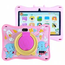 Máy tính bảng trẻ em 7 inch, RAM 4GB + ROM 64GB / Bộ xử lý 4 nhân 1.3GHz / Android 13 MTK8321 / Màn hình IPS độ phân giải cao 1280x800 / Camera 2MP+5MP / Pin dung lượng lớn 4000mAh / Hỗ trợ WiFi, trò chơi giáo dục và kiểm soát của phụ huynh / Sử dụng nhựa ABS + Silicone BDF X1 (Bao gồm: Hộp đựng/Cáp dữ liệu/Sách hướng dẫn/OTG/Kim chọc thẻ) - Nhiều màu - Xem 12
