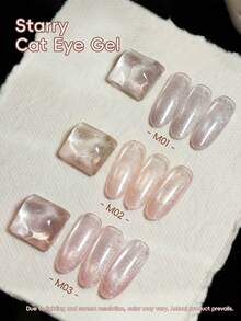 XEIJAYI 10ml 星空猫眼磁性美甲胶，猫眼效果 DIY 家用美甲胶 - 彩色 - 查看 4