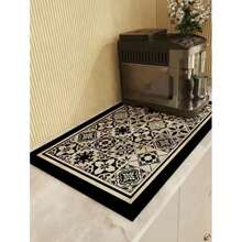 1个咖啡垫，适用于厨房台面、咖啡吧、餐具沥水垫，兼容咖啡机、咖啡壶、意式咖啡机 - 黑色 - 查看 11