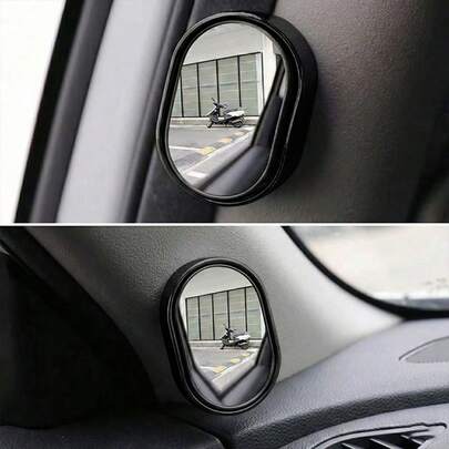 Car Rearview Mirror, Blind Spot Mirror, Wide Angle Auxiliary Mirror, Suitable For Sedans, SUVs, Rear Seat Blind Spot Mirror, Reversing Mirror. Storage Essential, Car Decor, Blind Spot Mirror, Auto Accessories