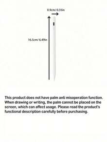 Universell kapacitiv styluspenna, aktiv pennliknande kapacitiv styluspenna med 2 utbytesspetsar, kompatibel med Android, Apple iPad, smidig skrivning, avancerad kapacitiv penna (stöder endast Apple, Android, HarmonyOS-system, vissa Windows, inte lämplig för resistiva eller elektromagnetiska skärmenheter) - Rosa - Visa 10