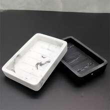 1个仿大理石墨纹皂碟 - 彩砂皂碟 - 查看 2