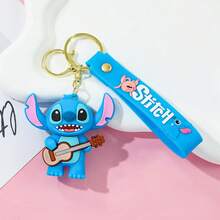 迪士尼史迪奇钥匙扣，适合作为返校季礼物送给朋友，派对礼物，可爱钥匙扣，趣味设计 - 彩色 - 查看 13