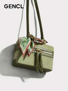 Bolso de Mujer Versátil de Moda de Verano, Bolso de Hombro y Bandolera Multiusos para Viajes Diarios - Turquesa - Ver 4
