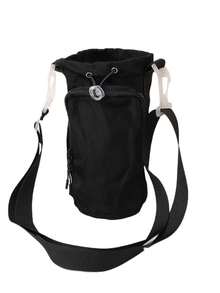 Adjustable Strap Lightweight Durable Water Bottle Holder Bag - Suitable For Hiking, Fitness, Travel And Daily Use Crossbody Bag | With Insulated Main Compartment And Zipper Pocket To Store Phone, Wallet, Keys | Drawstring Design For Hands-Free - Multicolor - View 6