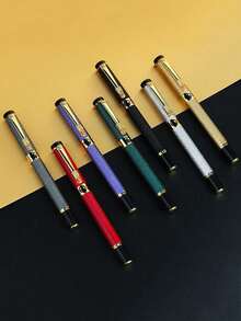 Customized Dragon Head Steel Fountain Pen, 3-In-1 Calligraphy Writing Pen, Business Gift For Family, Friends, Teachers - Multicolor - View 5