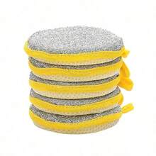 10/6/4pcs Double-Sided Kitchen Sponge Scrubber - Dishcloth - View 6