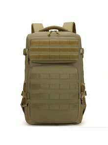 多功能大容量军用战术背包，大型军用三日突击包，Molle系统背包，户外包，迷彩包，徒步包，容量40升，军用战术 - 長方形 - 查看 11