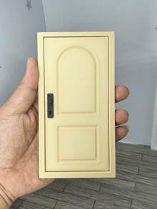 Doll House Decorative Door, Bidirectional Opening, Interchangeable Left/Right Opening, European Style Plastic Doll House Room Door - European-style Dollhouse Door - View 10