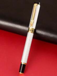 Customized Dragon Head Steel Fountain Pen, 3-In-1 Calligraphy Writing Pen, Business Gift For Family, Friends, Teachers - Multicolor - View 10