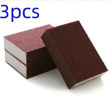 1pc/3pcs Rust Removal Pot Scrubber. High-Density, Gentle On Cookware. Kitchen Cleaning Cloth, Minimalist Design. Square Shape, Household Cleaning Cloth. Scouring Sponge, Cookware, Cleaning Tools. Kitchen, Bathroom, Home, Household Items. Convenient And Quick. Study Supplies. Dimensions (4in X 2.7in). - Multicolor - View 12