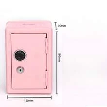 Portable Key Box, Steel Cash Box, Home/Store Storage Cabinet For Keys, Coins, Jewelry - Multicolor - View 17