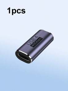 1个USB Type-C适配器，40Gbps USB-C公头转母头适配器，支持8K@60Hz和100W快充，USB母头转USB-C公头适配器，兼容Thunderbolt 4/3、USB-C、集线器、扩展坞、平板电脑 - 彩色 - 查看 13