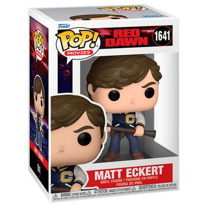  Funko POP Movies Red Dawn Figure - Matt Eckert #1641 - 9cm Collectible Vinyl Figure - With Varsity Jacket - Officially Licensed Product - Gift For Fans And Collectors