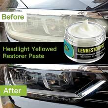 JB-XPCS Auto Headlight Restoration Polishing Kits Car Headlamp Scratch Remover Repair Paste Remove Oxidation Headlight Polish - A - View 7