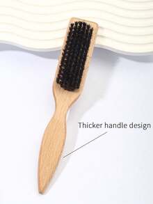 这款猪鬃顺滑后梳，专为打造光滑马尾发髻、抚平碎发、定型发际线而设计，并配有宽尖尾梳头，可用于分区和分缝，是理发店美容旅行的理想之选。它还可用于梳理头发、胡须、边缘梳、顺滑后梳等造型，是打造光滑马尾发髻、抚平碎发、打造光滑马尾发髻、控制发际线和打结发髻的完美工具。 - 多色 - 查看 1