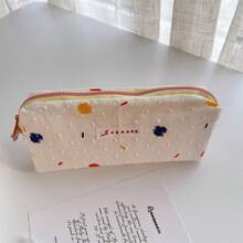 新款ins风夏季糖果豆帆布铅笔盒，大容量背包，清新手提包，大学生书包 - 糖豆帆布筆袋 - 查看 3