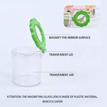 Outdoor Exploration Insect Observation Box, Clamp, Silkworm & Tadpole Net, Insect Collection Box, Transparent Magnifier - Multicolor - View 5