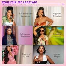 ZHENDEFA Body Wave Invisi Strap 360 Lace Front Wigs Human Hair Pre Pleched 200% Densted Strikes 360 HD Transparent Lace Front Wigs With Drawstring Brazilian Virgin Human Hair Glueless Wig For Women #1B Natural Black - SNatural - 查看 12