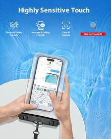 Luxury Waterproof Mobile Pouch – Full Touch Screen Case For Beach Holidays & Pool Parties - Floatable (Up to 8.5") - View 8